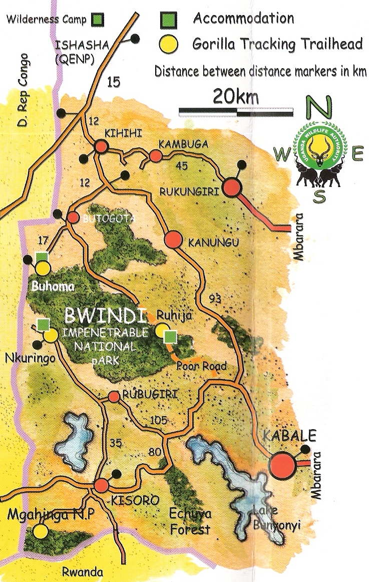 Bwindi map
